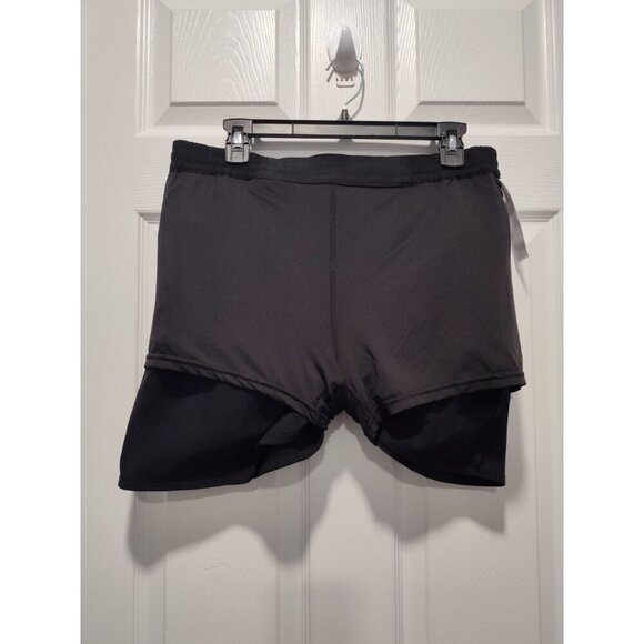 Eddie Bauer Black Tulip Hem Skirt Short Medium Golf Comfy NWOT - Picture 12 of 13